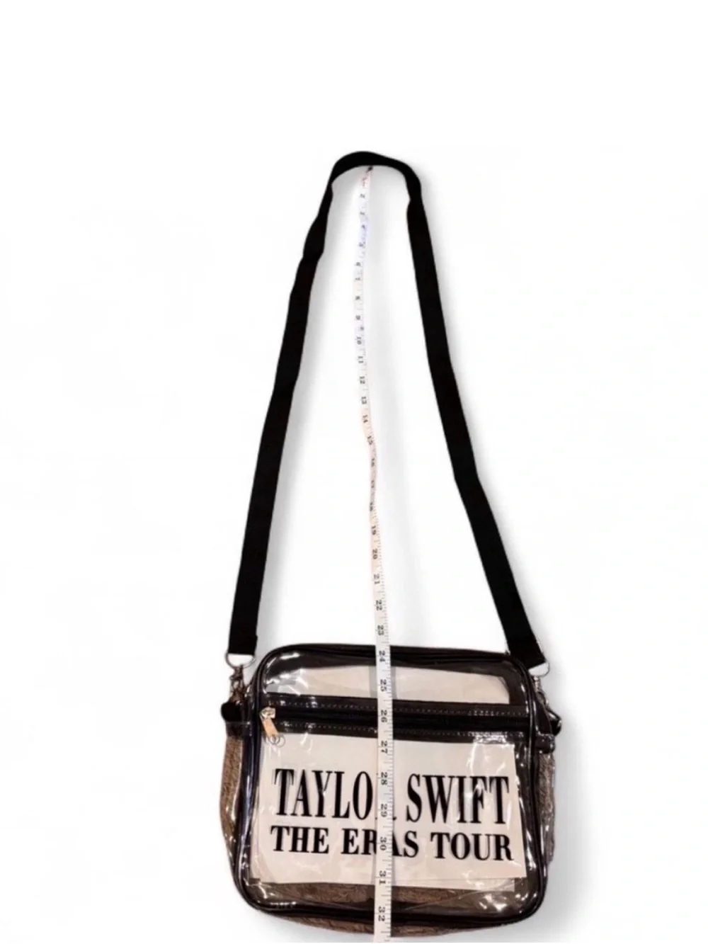 Taylor Swift Eras Tour Clear Stadium Approved Crossbody Bag Purse